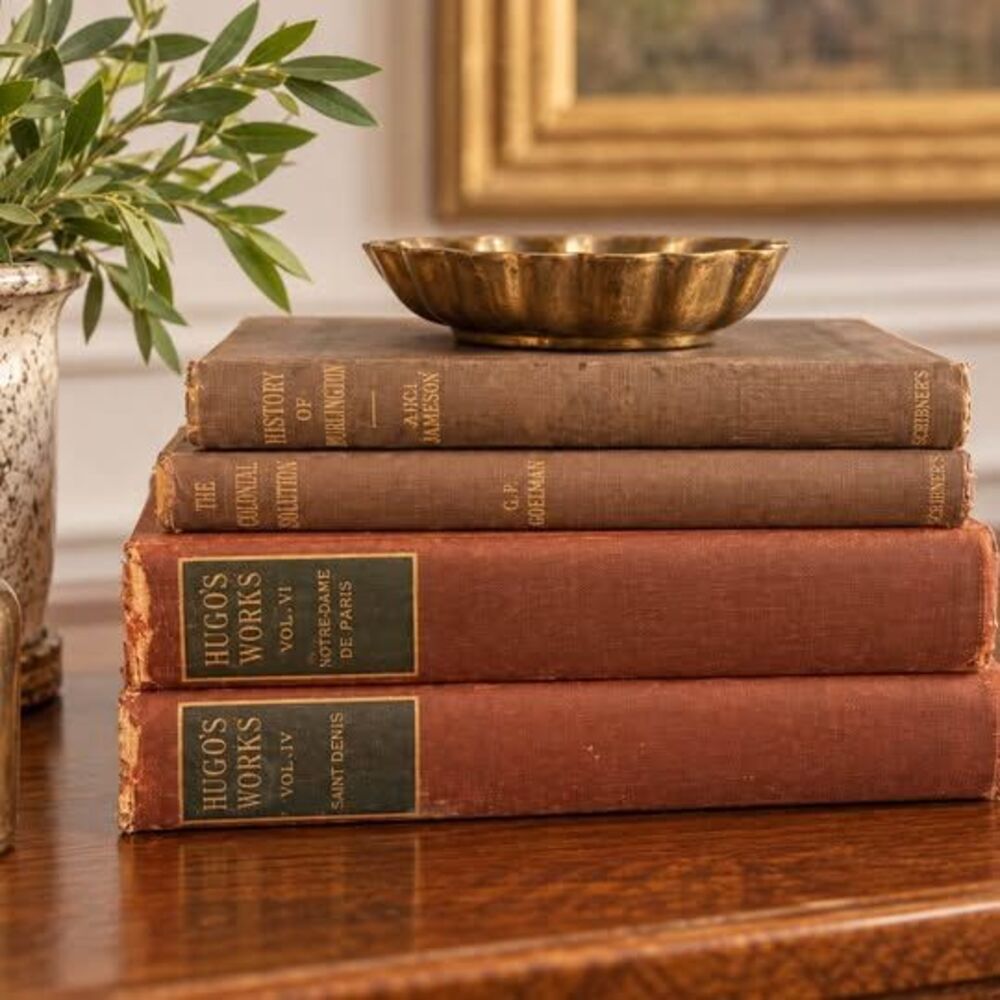 Antique books for decorating
